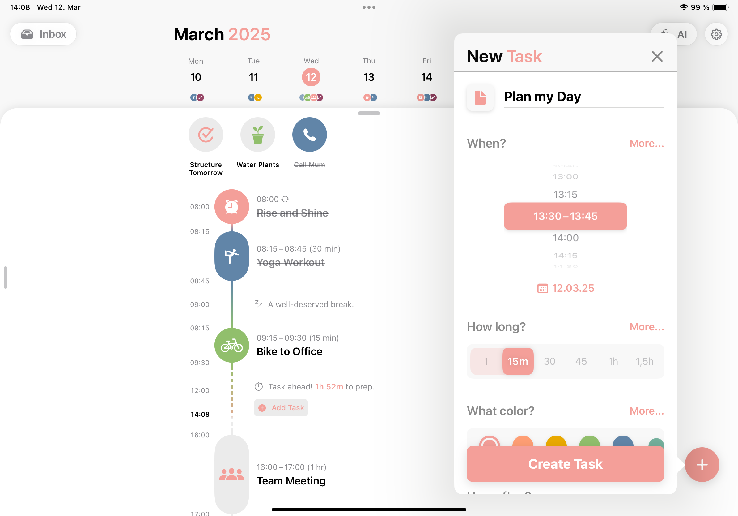 Structured - Day Planner: Visual Calendar & To-Do Lists | Press Kit