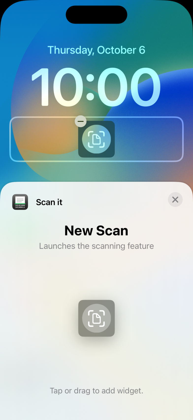 Press Release: Scan it adds Live Text integration & Lock Screen widget